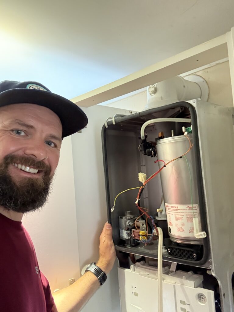 Landlord gas safety inspection cp12 and worcester bosch boiler service and repair in Exmouth 
