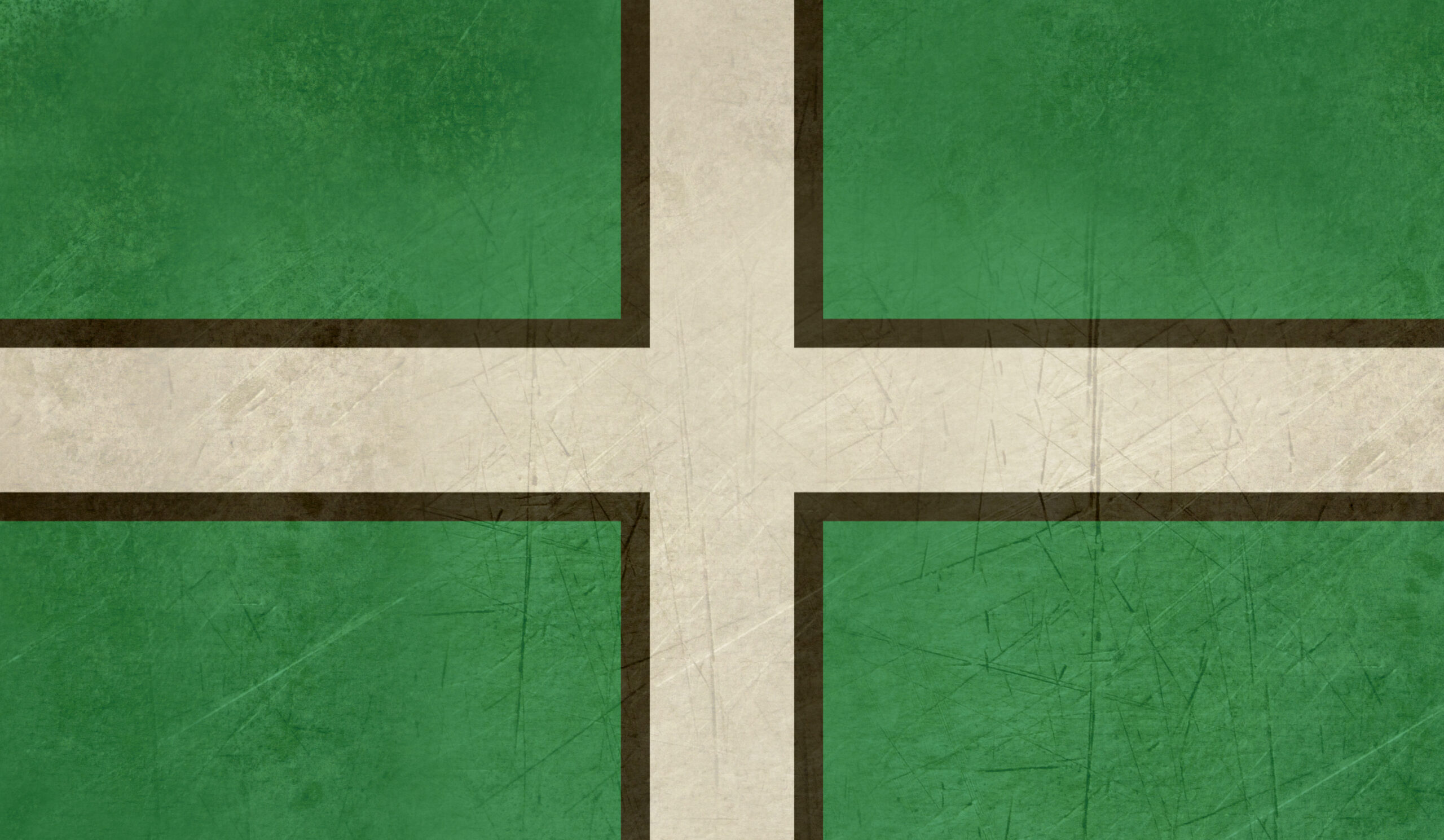 The flag of Devon. We provide our plumbing gas and heating services across Devon.